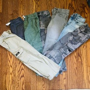 Lot of little boy pants